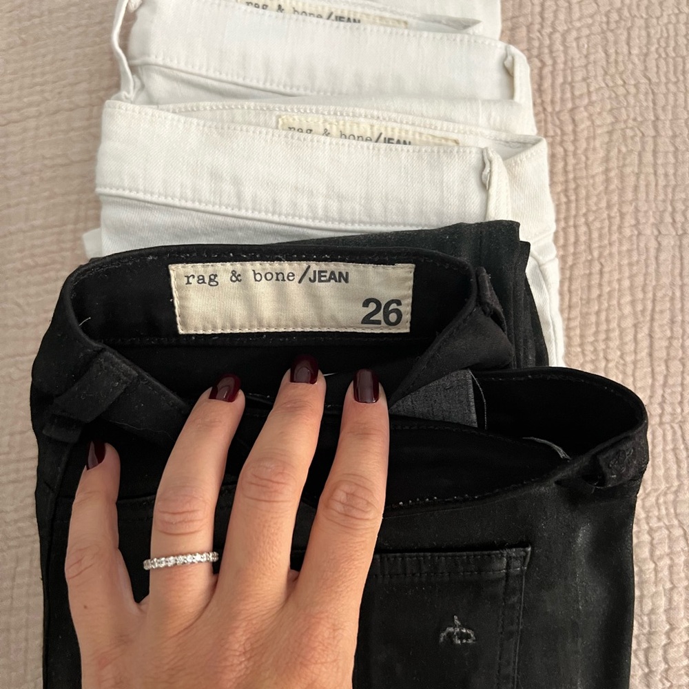 3 pairs of Rag & Bone Jeans size 26 - skinny